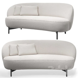Lunam sofa by Kartell 3D Models 3DSKY 