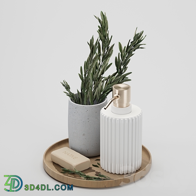 decorative set 03 3D Models 3DSKY