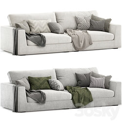 lottie 3 seat sofa 3D Models 3DSKY 