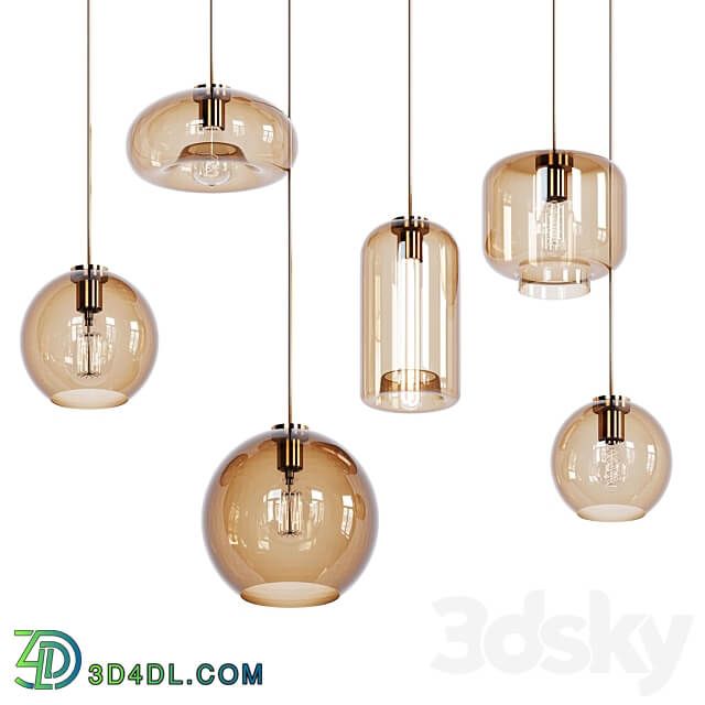 Scandinavian style pendant lamp Pendant light 3D Models 3DSKY