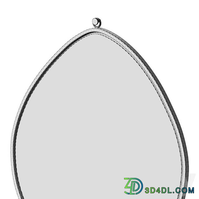 Organic Shaped Mirrors by West Elm 3D Models 3DSKY