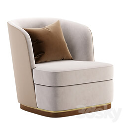 Michal armchair 3D Models 3DSKY 