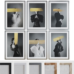 Picture Frame Set 256 3D Models 3DSKY 