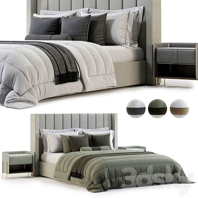 RH MODENA VERTICAL BED Bed 3D Models 3DSKY
