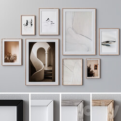 Set of wall paintings 1670 3D Models 3DSKY 