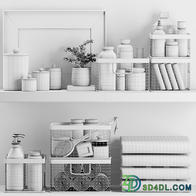 Bathroom accessories 0002 3D Models 3DSKY