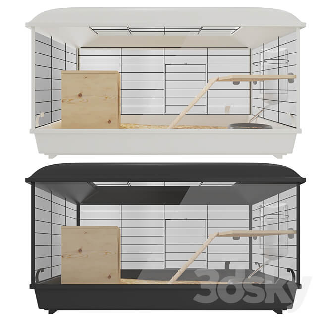 Hamster cage 2 Other decorative objects 3D Models