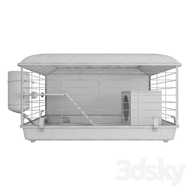 Hamster cage 2 Other decorative objects 3D Models