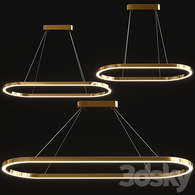 Lampatron CRUISE LONG Set Pendant light 3D Models