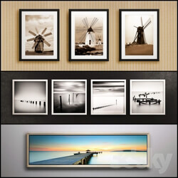 The picture in the frame 22 piece Collection 28 Picture Frame 
