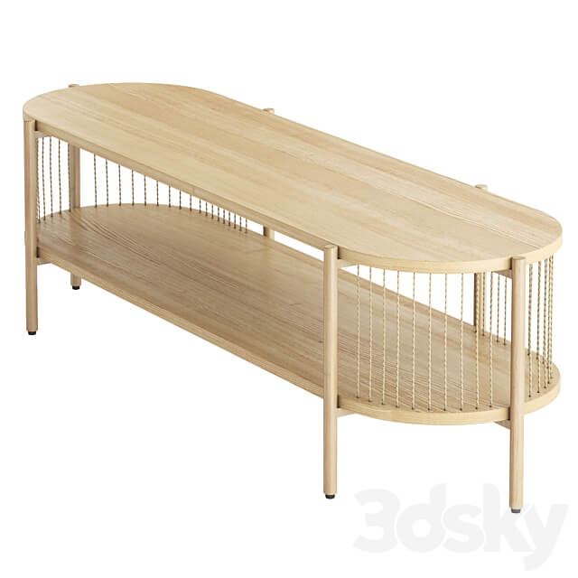 JYSK EGELEV TV bench Table 3D Models