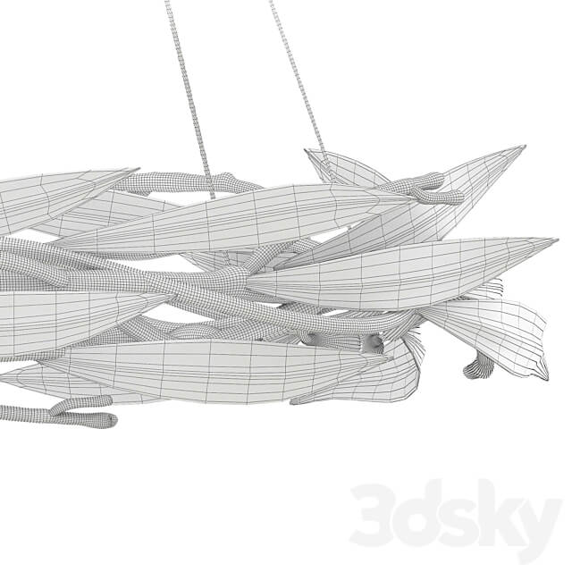 Branch Chandelier IVA VetviStore Pendant light 3D Models