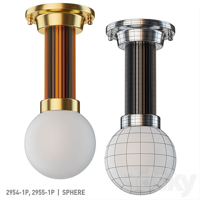 Favorite 2954 1P 2955 1P Ceiling lamp 3D Models