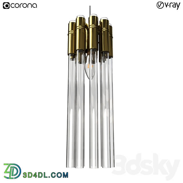 Chandelier Urano Pendant light 3D Models