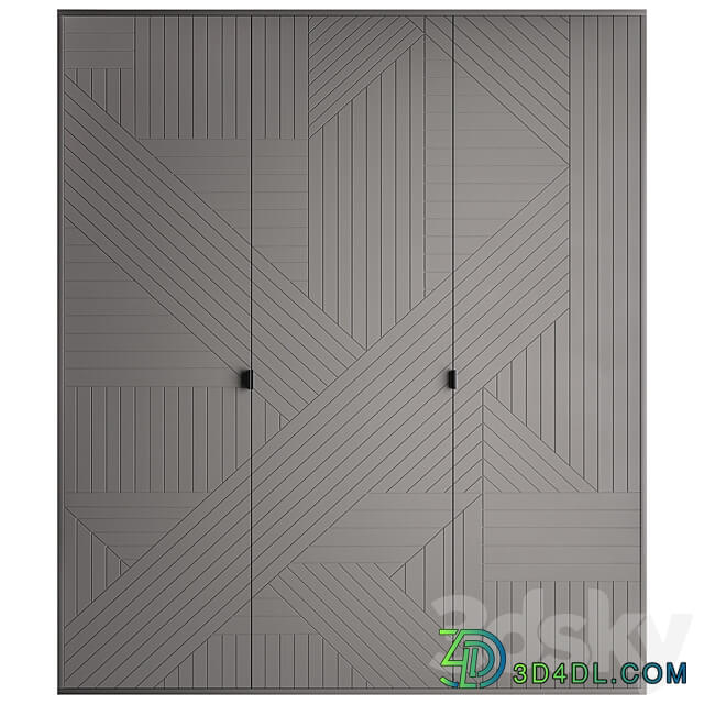 The IDEA wardrobe CS225 Wardrobe Display cabinets 3D Models