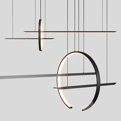 IN OUT lamp Pendant light 3D Models 
