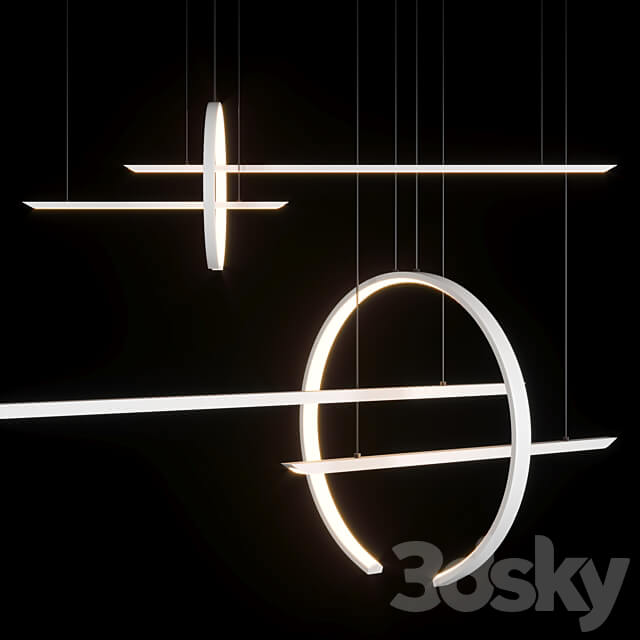 IN OUT lamp Pendant light 3D Models