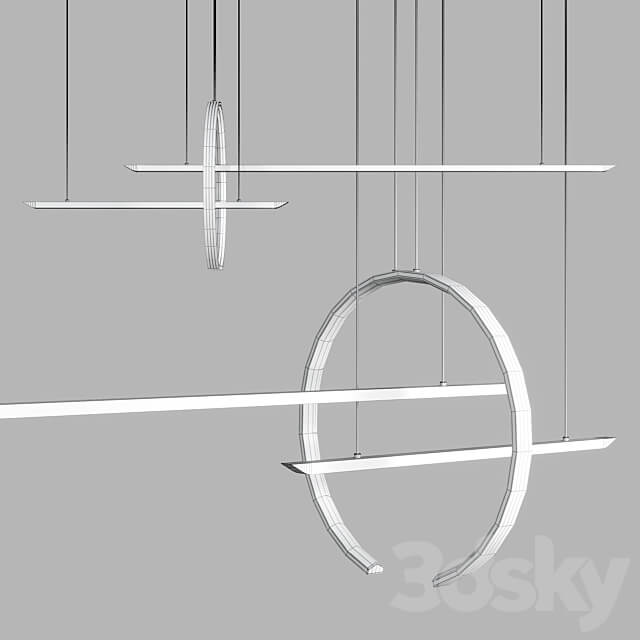 IN OUT lamp Pendant light 3D Models