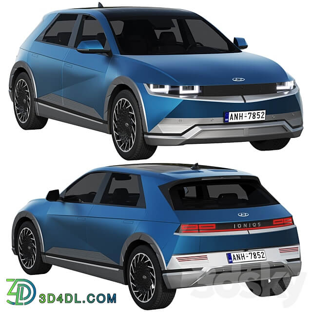 Hyundai IONIQ 5 2022 3D Models