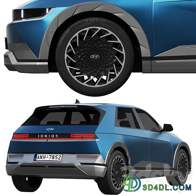 Hyundai IONIQ 5 2022 3D Models