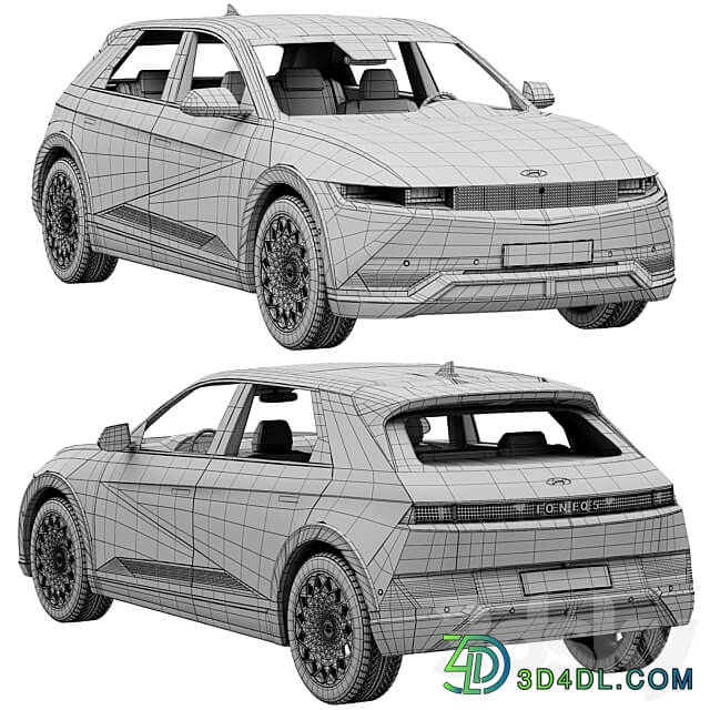 Hyundai IONIQ 5 2022 3D Models