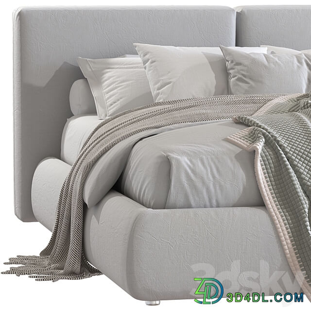 Double bed 61 Bed 3D Models