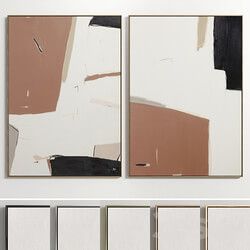 Plaster Two Photo Frame E 29 3D Models 