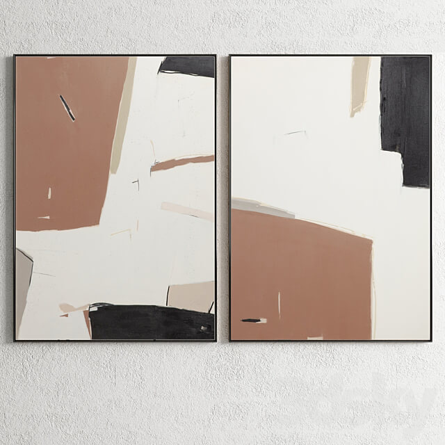Plaster Two Photo Frame E 29 3D Models