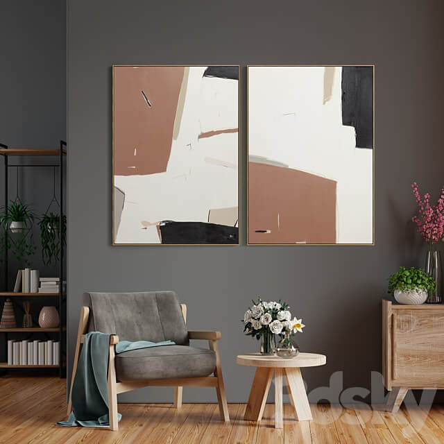 Plaster Two Photo Frame E 29 3D Models