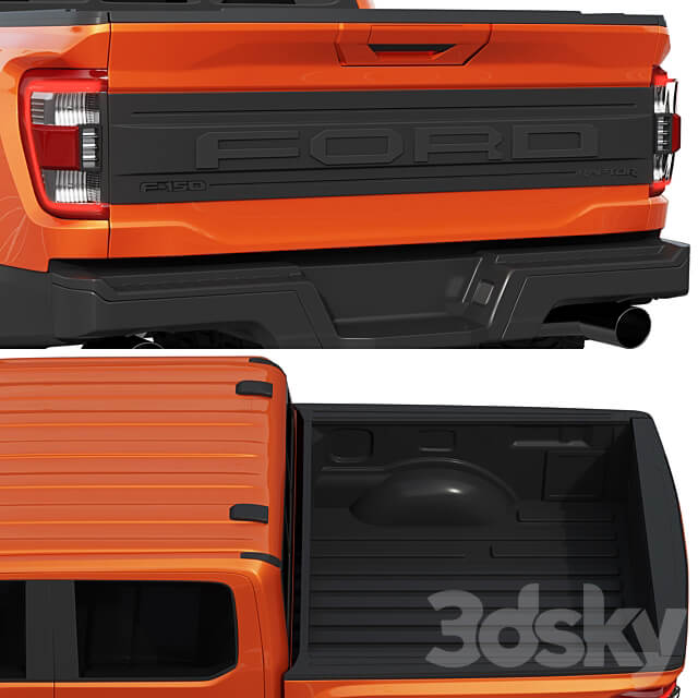 Ford F 150 Raptor 2021 3D Models