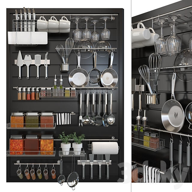 Kitchen Accessories 01 3D Models