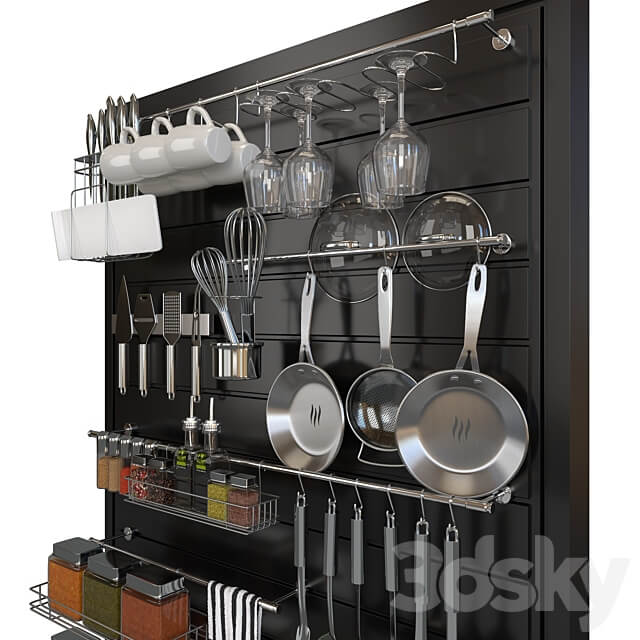 Kitchen Accessories 01 3D Models
