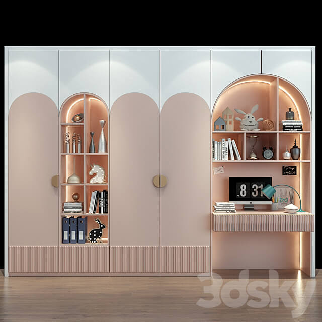 Furniture for a children 0505 3D Models