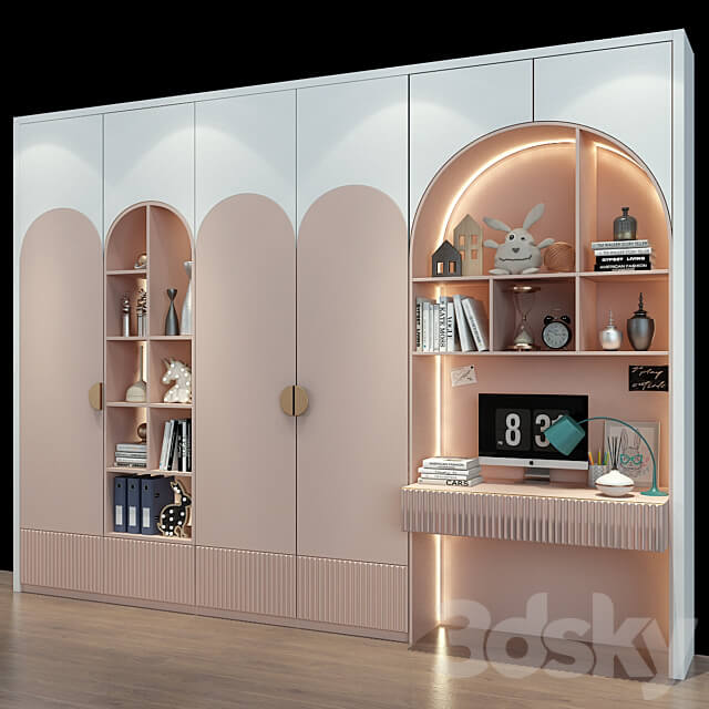 Furniture for a children 0505 3D Models
