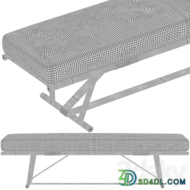 Bench Chanintr Liaigre Touareg 3D Models