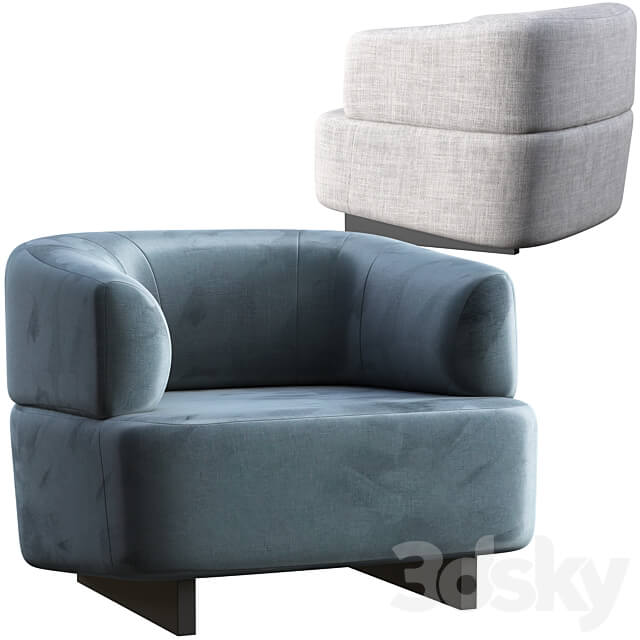 Armchair diemme loft 3D Models