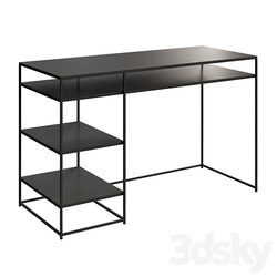 La Redoute Metal Writing Desk Hiba 3D Models 