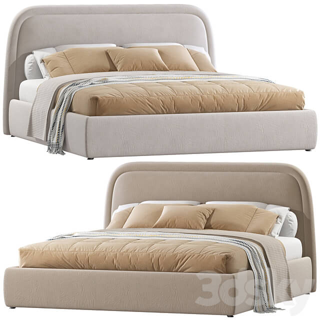 Double bed 63 Bed 3D Models