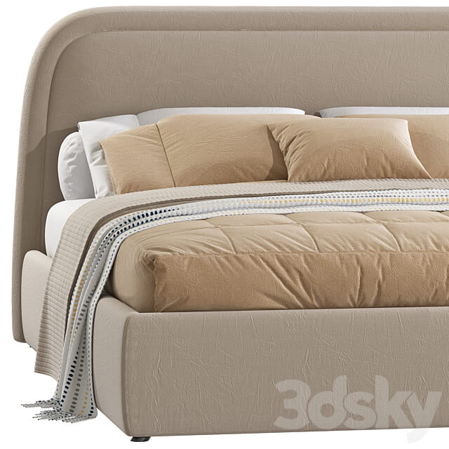 Double bed 63 Bed 3D Models