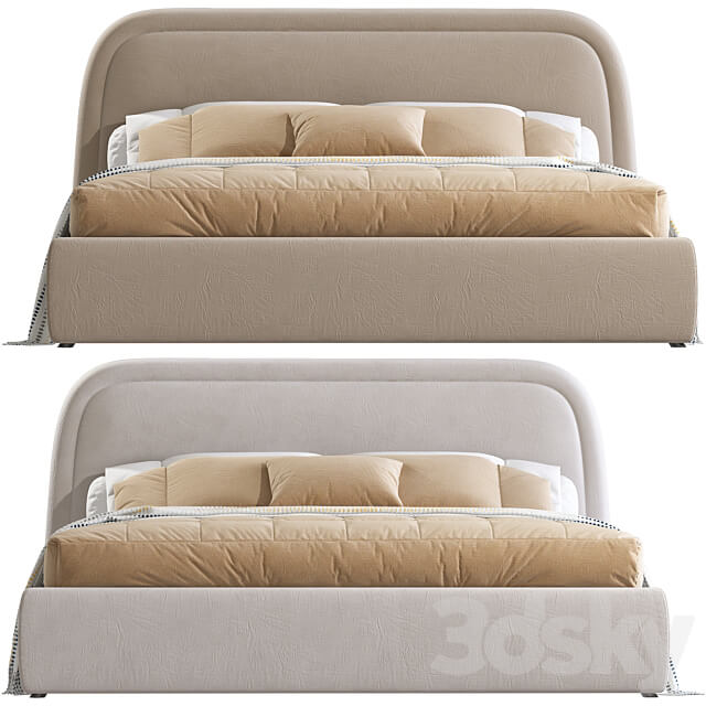 Double bed 63 Bed 3D Models
