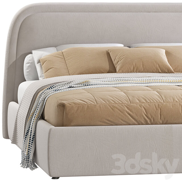 Double bed 63 Bed 3D Models