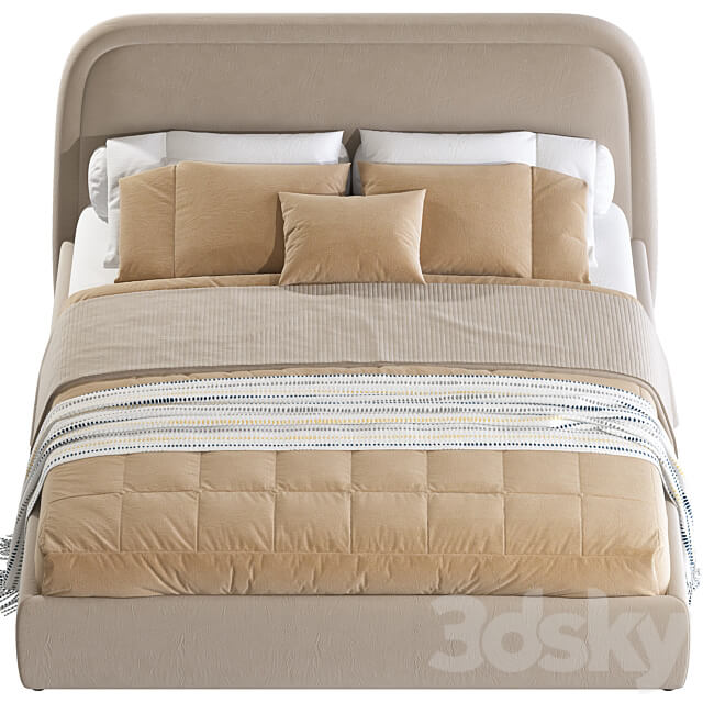 Double bed 63 Bed 3D Models