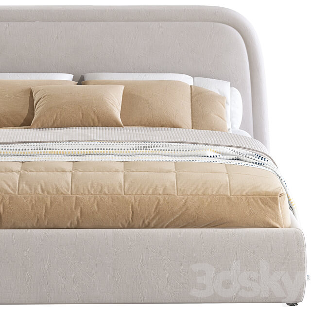 Double bed 63 Bed 3D Models