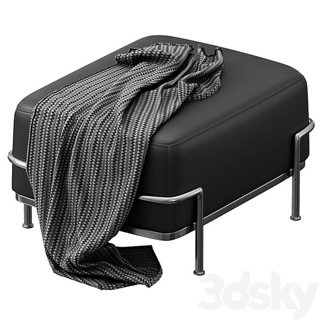 LC2 Pouf Cassina 3D Models