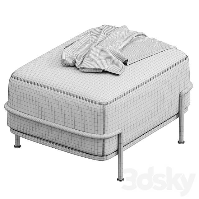 LC2 Pouf Cassina 3D Models