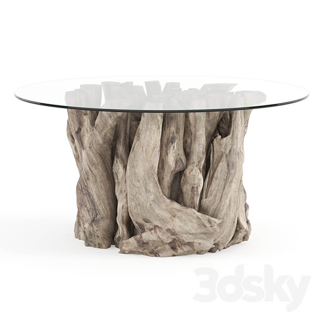 Uttermost Driftwood Coffee 3D Models