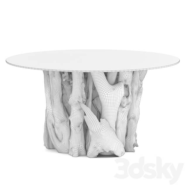 Uttermost Driftwood Coffee 3D Models