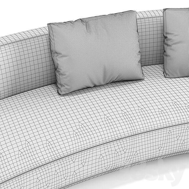 Gallotti and Radice Audrey sofa 3D Models