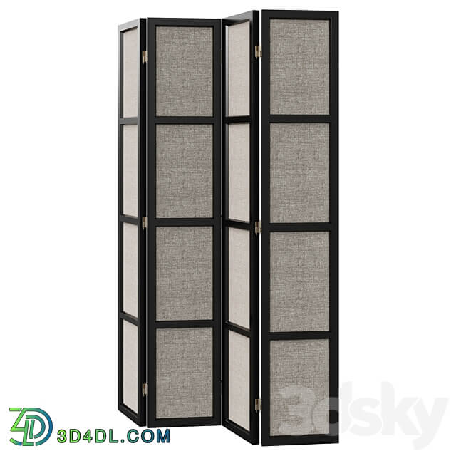 Eichholtz FOLDING SCREEN BAHAMAS Screen Partition Other 3D Models