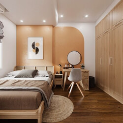 3D Interior Scene File 3dsmax Bedroom 182 By TrongHieuNguyen  